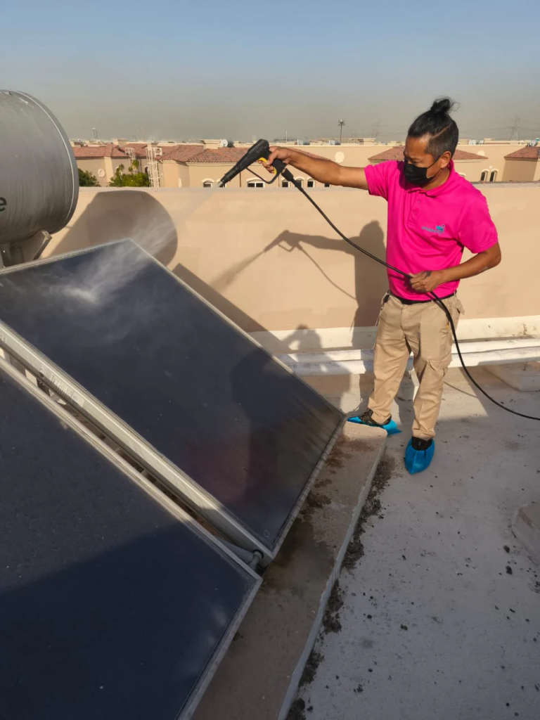 How Dubai'S Dust Affects Solar Water Heater Performance? Professional Water Heater Cleaning Services
